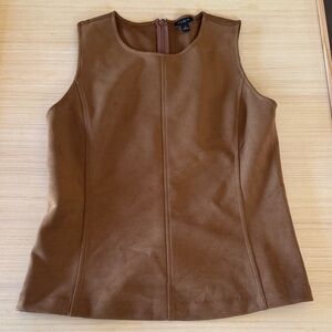 Ann Taylor Tan Sleeveless Top